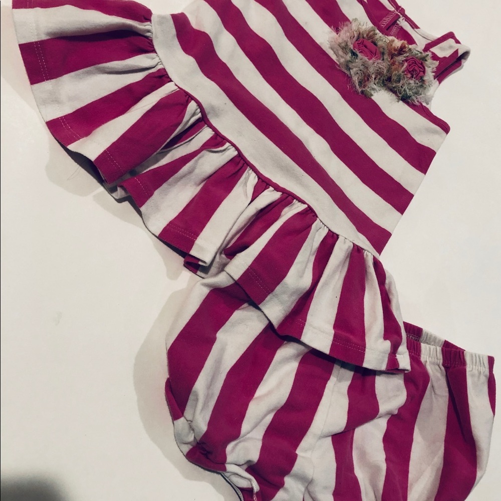 Pippa & Julie Summer Dress/Diaper Cover -12 month